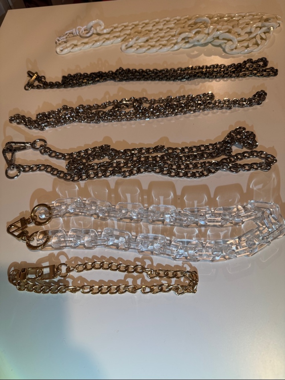 Bag Chains - Various lengths and colors